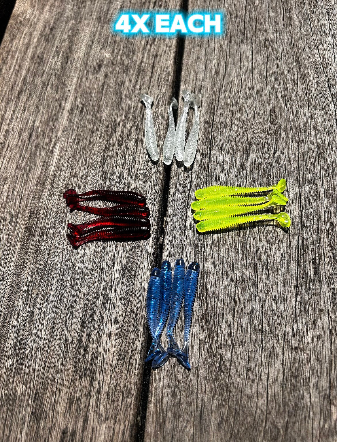 LF TAILS MULTICOLOUR PACK (For Triple Tail)