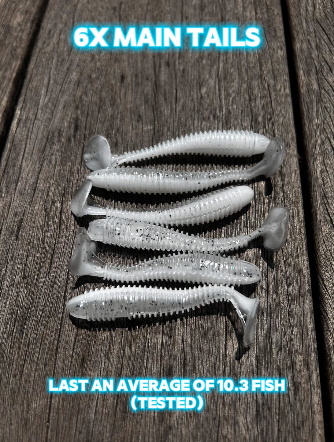 LF TAILS WHITE PACK (For Triple Tail)